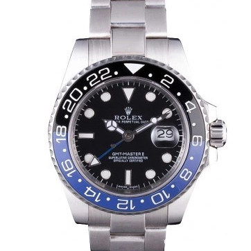 Aaa replica watch BLUE 2013 621393 Rolex rl431 BLACK MASTER GMT II BEZEL 0803